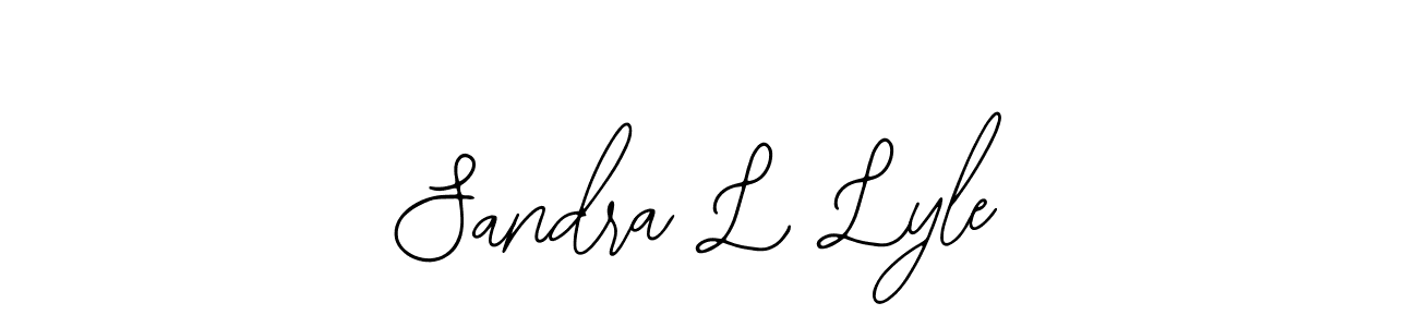 Use a signature maker to create a handwritten signature online. With this signature software, you can design (Bearetta-2O07w) your own signature for name Sandra L Lyle. Sandra L Lyle signature style 12 images and pictures png