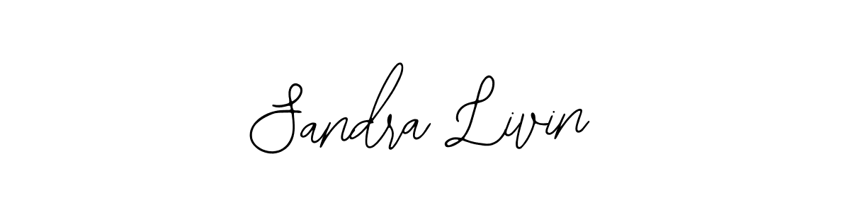 How to make Sandra Livin name signature. Use Bearetta-2O07w style for creating short signs online. This is the latest handwritten sign. Sandra Livin signature style 12 images and pictures png