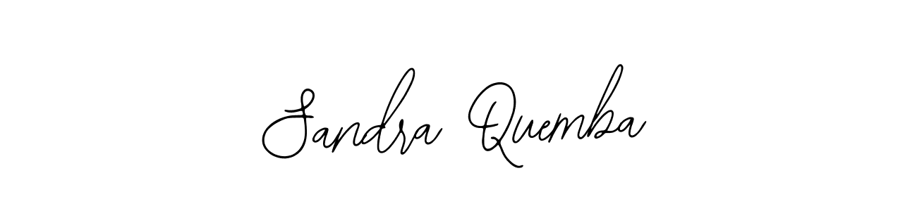 How to make Sandra Quemba name signature. Use Bearetta-2O07w style for creating short signs online. This is the latest handwritten sign. Sandra Quemba signature style 12 images and pictures png
