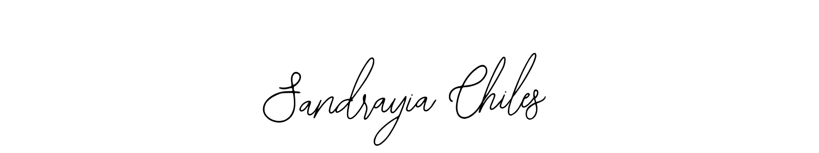 Make a beautiful signature design for name Sandrayia Chiles. Use this online signature maker to create a handwritten signature for free. Sandrayia Chiles signature style 12 images and pictures png