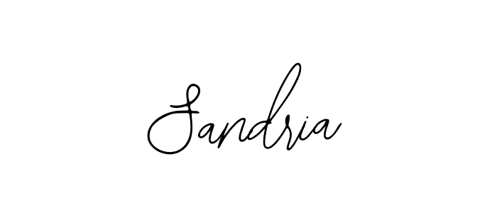 Use a signature maker to create a handwritten signature online. With this signature software, you can design (Bearetta-2O07w) your own signature for name Sandria. Sandria signature style 12 images and pictures png