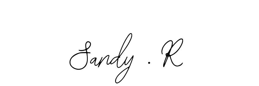 Also You can easily find your signature by using the search form. We will create Sandy . R name handwritten signature images for you free of cost using Bearetta-2O07w sign style. Sandy . R signature style 12 images and pictures png