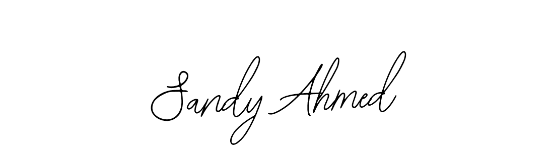 It looks lik you need a new signature style for name Sandy Ahmed. Design unique handwritten (Bearetta-2O07w) signature with our free signature maker in just a few clicks. Sandy Ahmed signature style 12 images and pictures png