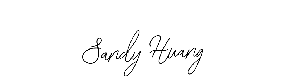 You should practise on your own different ways (Bearetta-2O07w) to write your name (Sandy Huang) in signature. don't let someone else do it for you. Sandy Huang signature style 12 images and pictures png