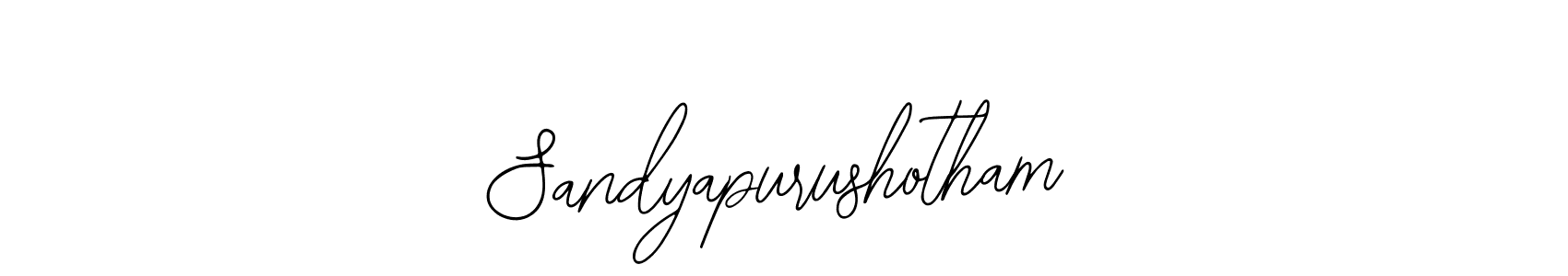 It looks lik you need a new signature style for name Sandyapurushotham. Design unique handwritten (Bearetta-2O07w) signature with our free signature maker in just a few clicks. Sandyapurushotham signature style 12 images and pictures png