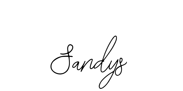 Use a signature maker to create a handwritten signature online. With this signature software, you can design (Bearetta-2O07w) your own signature for name Sandys. Sandys signature style 12 images and pictures png