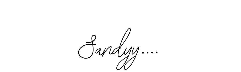 Design your own signature with our free online signature maker. With this signature software, you can create a handwritten (Bearetta-2O07w) signature for name Sandyy..... Sandyy.... signature style 12 images and pictures png