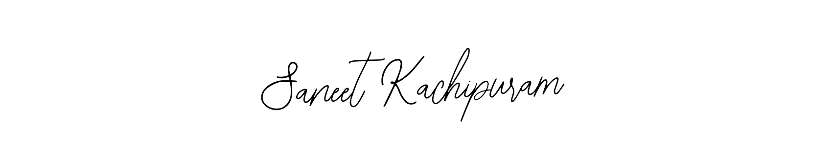 Use a signature maker to create a handwritten signature online. With this signature software, you can design (Bearetta-2O07w) your own signature for name Saneet Kachipuram. Saneet Kachipuram signature style 12 images and pictures png