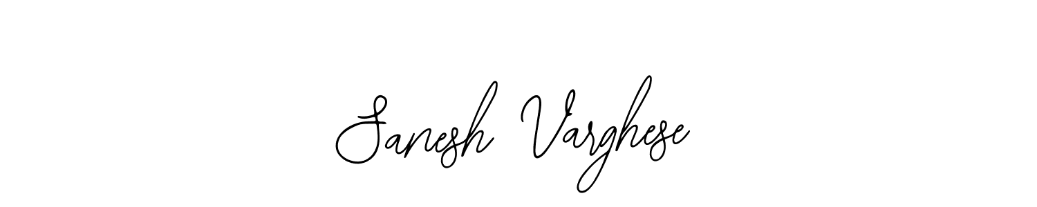 Best and Professional Signature Style for Sanesh Varghese. Bearetta-2O07w Best Signature Style Collection. Sanesh Varghese signature style 12 images and pictures png