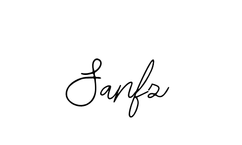 You should practise on your own different ways (Bearetta-2O07w) to write your name (Sanfz) in signature. don't let someone else do it for you. Sanfz signature style 12 images and pictures png