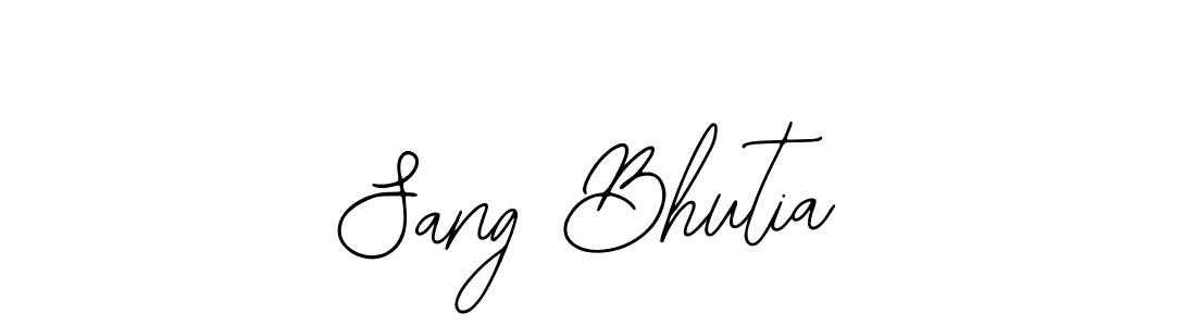 if you are searching for the best signature style for your name Sang Bhutia. so please give up your signature search. here we have designed multiple signature styles  using Bearetta-2O07w. Sang Bhutia signature style 12 images and pictures png