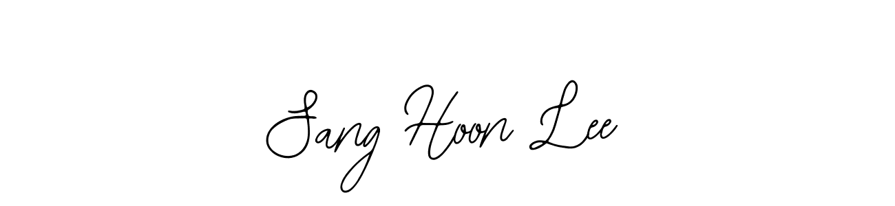 if you are searching for the best signature style for your name Sang Hoon Lee. so please give up your signature search. here we have designed multiple signature styles  using Bearetta-2O07w. Sang Hoon Lee signature style 12 images and pictures png