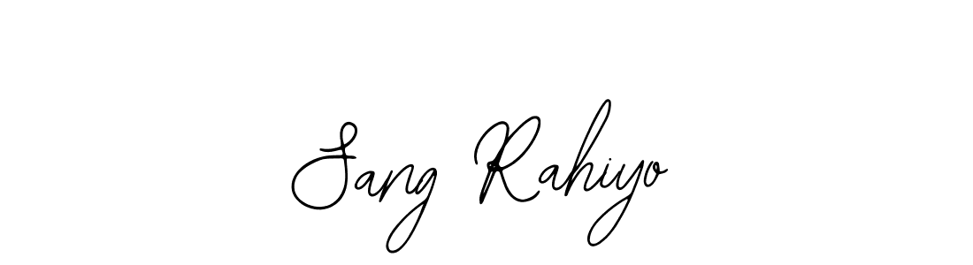 Make a beautiful signature design for name Sang Rahiyo. With this signature (Bearetta-2O07w) style, you can create a handwritten signature for free. Sang Rahiyo signature style 12 images and pictures png