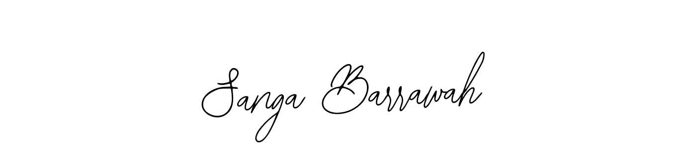 The best way (Bearetta-2O07w) to make a short signature is to pick only two or three words in your name. The name Sanga Barrawah include a total of six letters. For converting this name. Sanga Barrawah signature style 12 images and pictures png