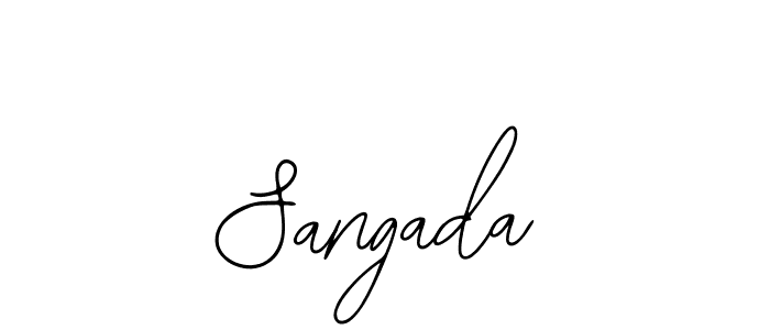 How to make Sangada signature? Bearetta-2O07w is a professional autograph style. Create handwritten signature for Sangada name. Sangada signature style 12 images and pictures png