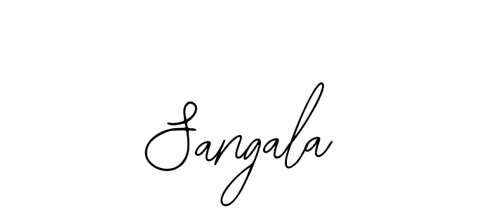 The best way (Bearetta-2O07w) to make a short signature is to pick only two or three words in your name. The name Sangala include a total of six letters. For converting this name. Sangala signature style 12 images and pictures png