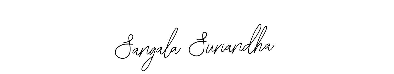 Make a short Sangala Sunandha signature style. Manage your documents anywhere anytime using Bearetta-2O07w. Create and add eSignatures, submit forms, share and send files easily. Sangala Sunandha signature style 12 images and pictures png