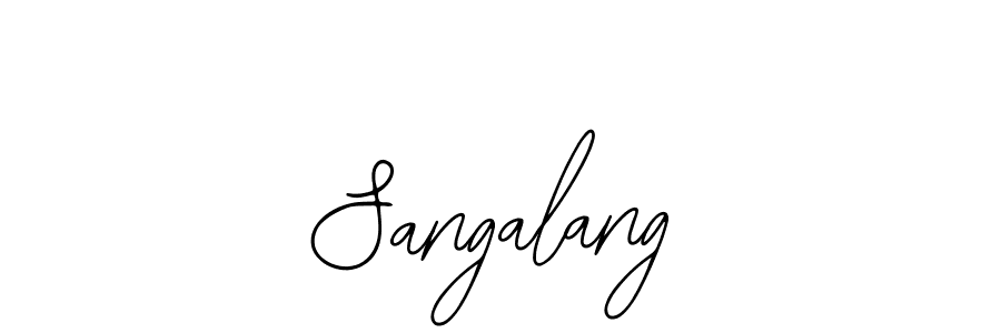 Also You can easily find your signature by using the search form. We will create Sangalang name handwritten signature images for you free of cost using Bearetta-2O07w sign style. Sangalang signature style 12 images and pictures png