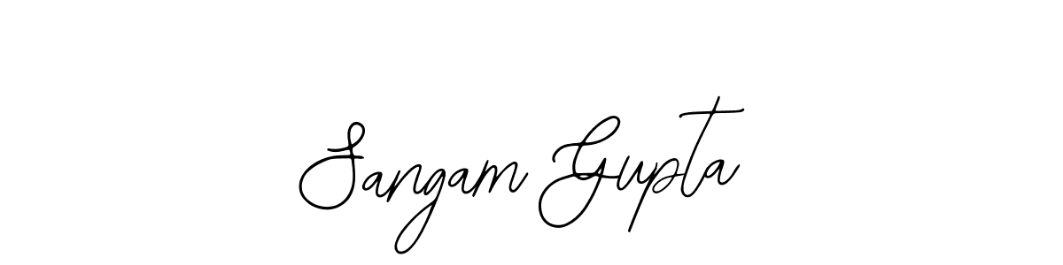 Create a beautiful signature design for name Sangam Gupta. With this signature (Bearetta-2O07w) fonts, you can make a handwritten signature for free. Sangam Gupta signature style 12 images and pictures png