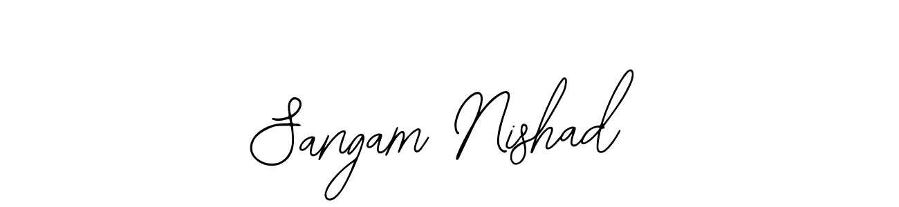 How to make Sangam Nishad signature? Bearetta-2O07w is a professional autograph style. Create handwritten signature for Sangam Nishad name. Sangam Nishad signature style 12 images and pictures png