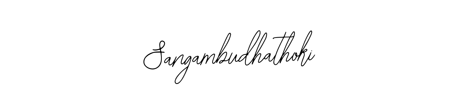 Also we have Sangambudhathoki name is the best signature style. Create professional handwritten signature collection using Bearetta-2O07w autograph style. Sangambudhathoki signature style 12 images and pictures png