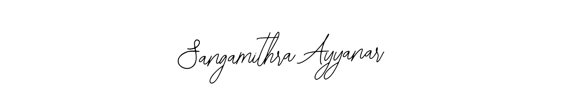 Sangamithra Ayyanar stylish signature style. Best Handwritten Sign (Bearetta-2O07w) for my name. Handwritten Signature Collection Ideas for my name Sangamithra Ayyanar. Sangamithra Ayyanar signature style 12 images and pictures png