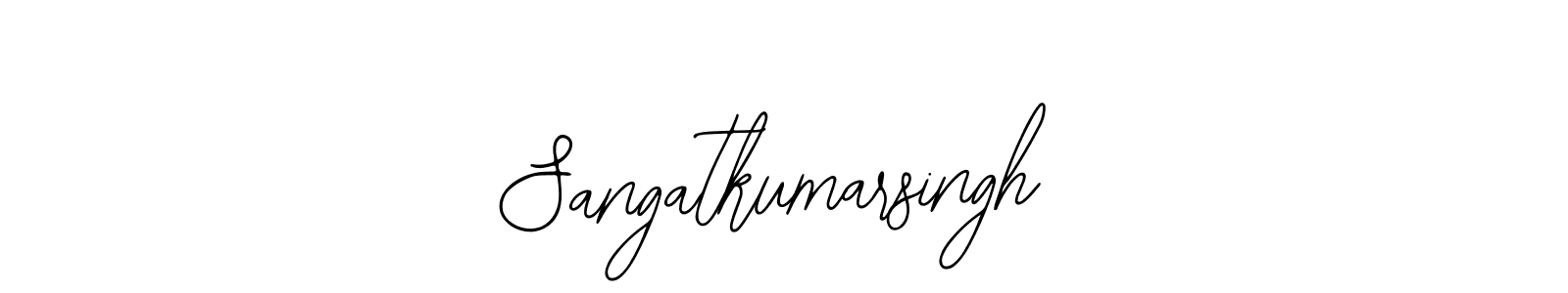 How to Draw Sangatkumarsingh signature style? Bearetta-2O07w is a latest design signature styles for name Sangatkumarsingh. Sangatkumarsingh signature style 12 images and pictures png