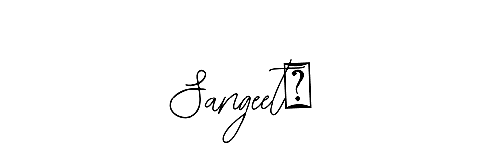 Sangeet​ stylish signature style. Best Handwritten Sign (Bearetta-2O07w) for my name. Handwritten Signature Collection Ideas for my name Sangeet​. Sangeet​ signature style 12 images and pictures png