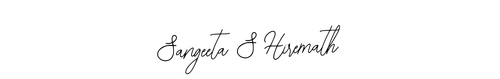 Sangeeta S Hiremath stylish signature style. Best Handwritten Sign (Bearetta-2O07w) for my name. Handwritten Signature Collection Ideas for my name Sangeeta S Hiremath. Sangeeta S Hiremath signature style 12 images and pictures png