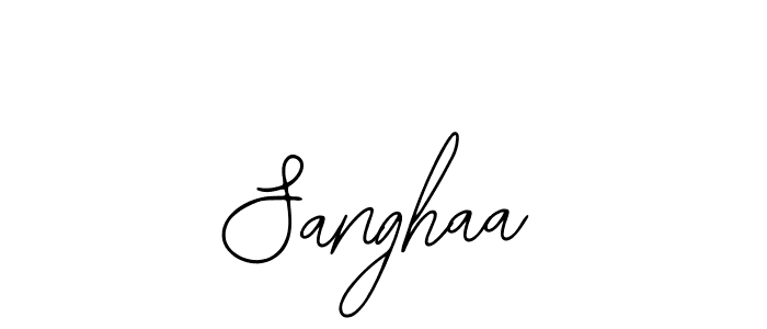 Also we have Sanghaa name is the best signature style. Create professional handwritten signature collection using Bearetta-2O07w autograph style. Sanghaa signature style 12 images and pictures png