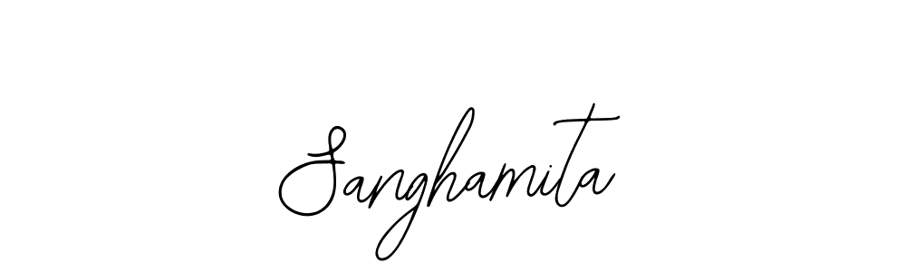 How to make Sanghamita signature? Bearetta-2O07w is a professional autograph style. Create handwritten signature for Sanghamita name. Sanghamita signature style 12 images and pictures png
