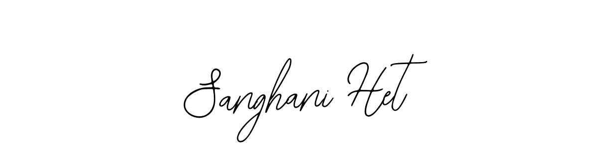 Similarly Bearetta-2O07w is the best handwritten signature design. Signature creator online .You can use it as an online autograph creator for name Sanghani Het. Sanghani Het signature style 12 images and pictures png