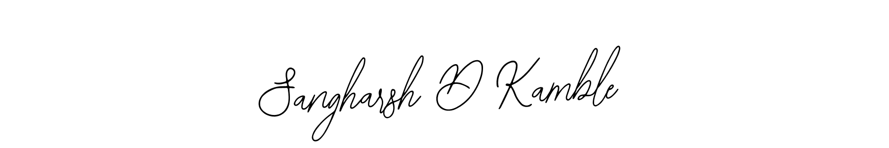 It looks lik you need a new signature style for name Sangharsh D Kamble. Design unique handwritten (Bearetta-2O07w) signature with our free signature maker in just a few clicks. Sangharsh D Kamble signature style 12 images and pictures png