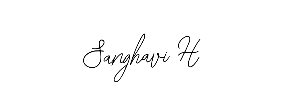 Also we have Sanghavi H name is the best signature style. Create professional handwritten signature collection using Bearetta-2O07w autograph style. Sanghavi H signature style 12 images and pictures png