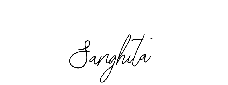 Use a signature maker to create a handwritten signature online. With this signature software, you can design (Bearetta-2O07w) your own signature for name Sanghita. Sanghita signature style 12 images and pictures png