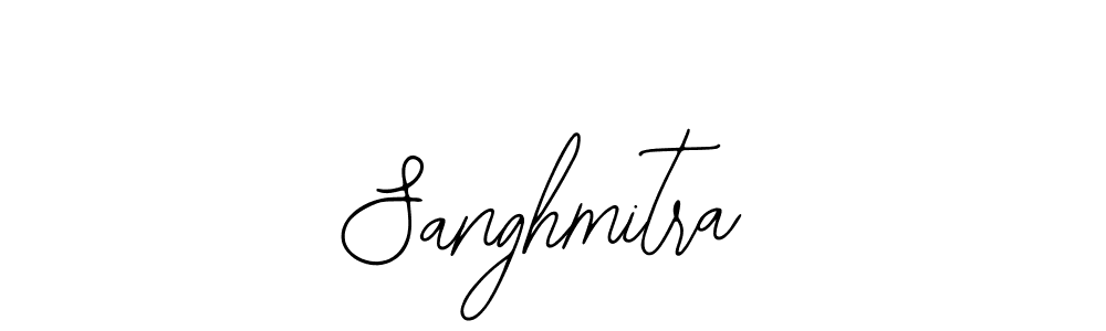 How to make Sanghmitra signature? Bearetta-2O07w is a professional autograph style. Create handwritten signature for Sanghmitra name. Sanghmitra signature style 12 images and pictures png