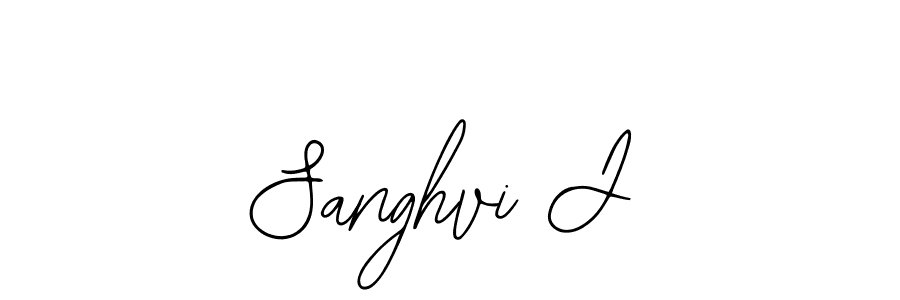 Design your own signature with our free online signature maker. With this signature software, you can create a handwritten (Bearetta-2O07w) signature for name Sanghvi J. Sanghvi J signature style 12 images and pictures png