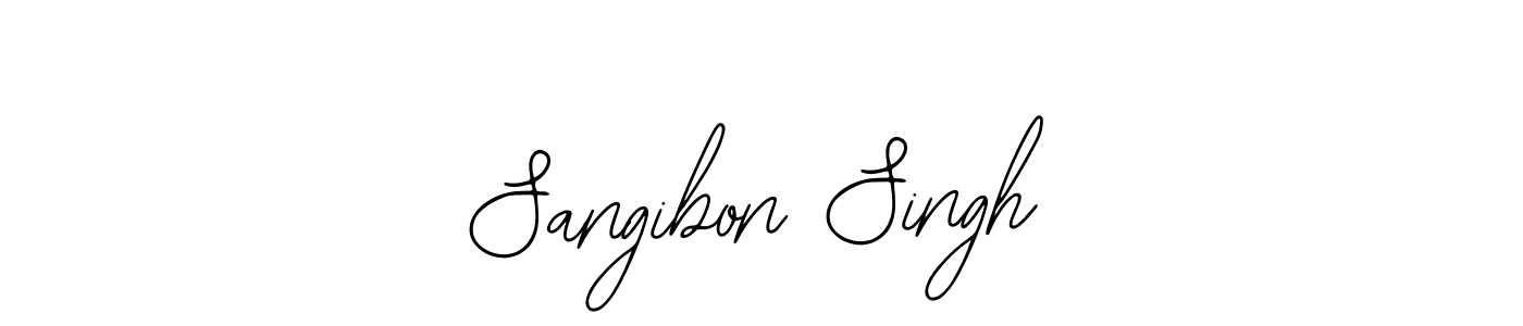 if you are searching for the best signature style for your name Sangibon Singh. so please give up your signature search. here we have designed multiple signature styles  using Bearetta-2O07w. Sangibon Singh signature style 12 images and pictures png