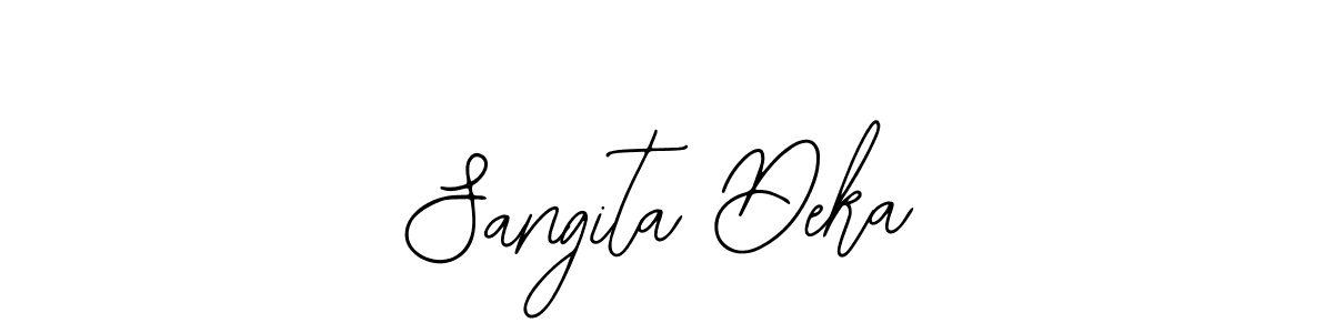 if you are searching for the best signature style for your name Sangita Deka. so please give up your signature search. here we have designed multiple signature styles  using Bearetta-2O07w. Sangita Deka signature style 12 images and pictures png