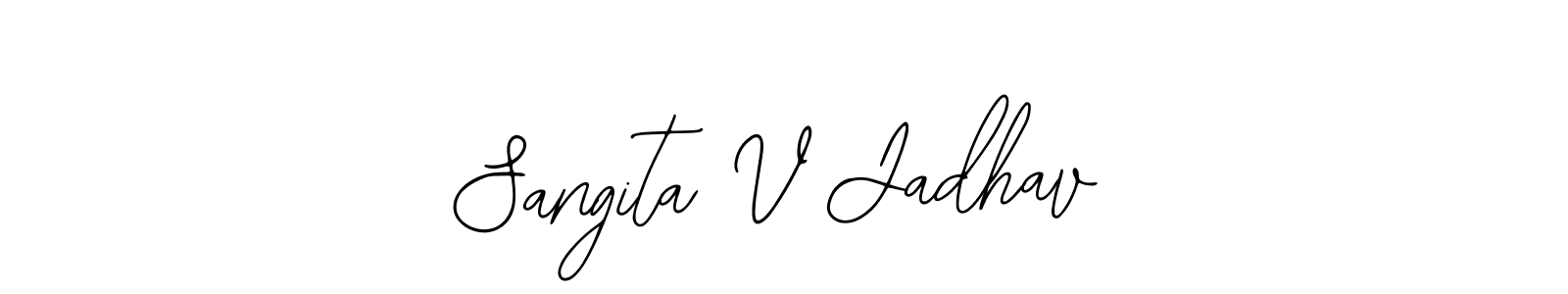 You can use this online signature creator to create a handwritten signature for the name Sangita V Jadhav. This is the best online autograph maker. Sangita V Jadhav signature style 12 images and pictures png