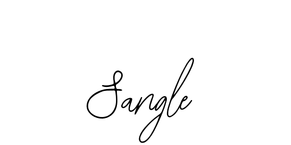 How to make Sangle name signature. Use Bearetta-2O07w style for creating short signs online. This is the latest handwritten sign. Sangle signature style 12 images and pictures png