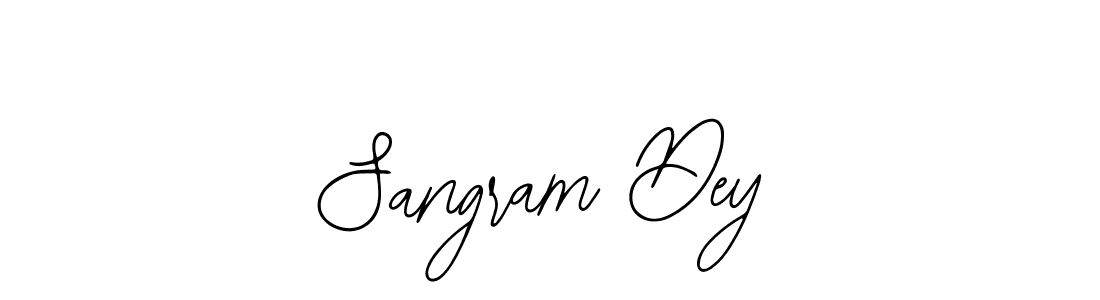 Design your own signature with our free online signature maker. With this signature software, you can create a handwritten (Bearetta-2O07w) signature for name Sangram Dey. Sangram Dey signature style 12 images and pictures png