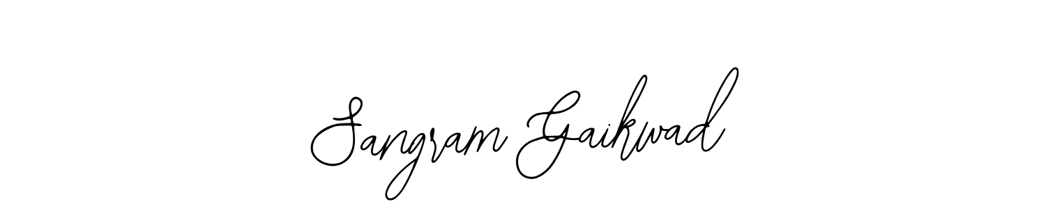 Create a beautiful signature design for name Sangram Gaikwad. With this signature (Bearetta-2O07w) fonts, you can make a handwritten signature for free. Sangram Gaikwad signature style 12 images and pictures png