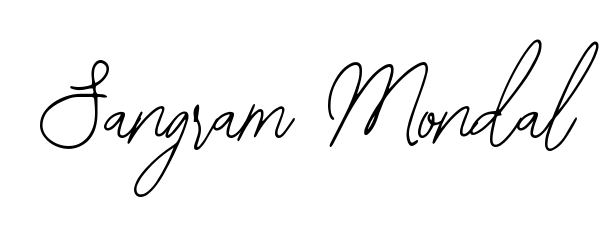 You can use this online signature creator to create a handwritten signature for the name Sangram Mondal. This is the best online autograph maker. Sangram Mondal signature style 12 images and pictures png