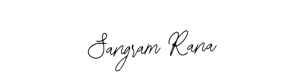 How to make Sangram Rana name signature. Use Bearetta-2O07w style for creating short signs online. This is the latest handwritten sign. Sangram Rana signature style 12 images and pictures png