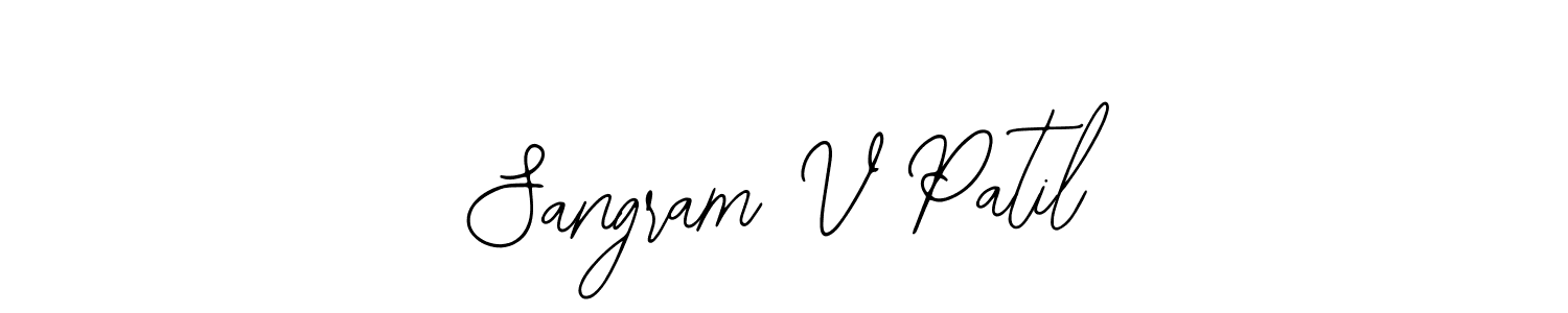 This is the best signature style for the Sangram V Patil name. Also you like these signature font (Bearetta-2O07w). Mix name signature. Sangram V Patil signature style 12 images and pictures png