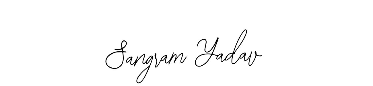 How to make Sangram Yadav signature? Bearetta-2O07w is a professional autograph style. Create handwritten signature for Sangram Yadav name. Sangram Yadav signature style 12 images and pictures png