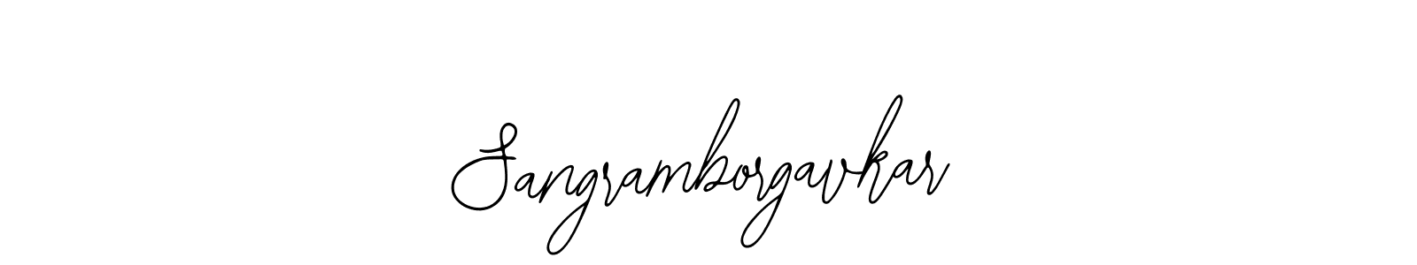 Sangramborgavkar stylish signature style. Best Handwritten Sign (Bearetta-2O07w) for my name. Handwritten Signature Collection Ideas for my name Sangramborgavkar. Sangramborgavkar signature style 12 images and pictures png