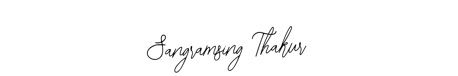 Design your own signature with our free online signature maker. With this signature software, you can create a handwritten (Bearetta-2O07w) signature for name Sangramsing Thakur. Sangramsing Thakur signature style 12 images and pictures png