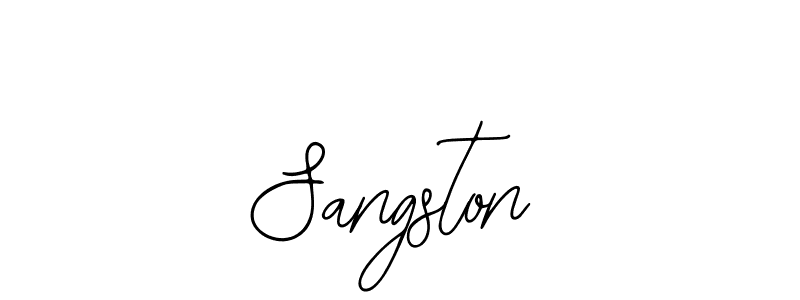 Similarly Bearetta-2O07w is the best handwritten signature design. Signature creator online .You can use it as an online autograph creator for name Sangston. Sangston signature style 12 images and pictures png